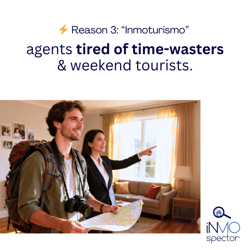 real estate agents are tired of time wasters and real estate tourists