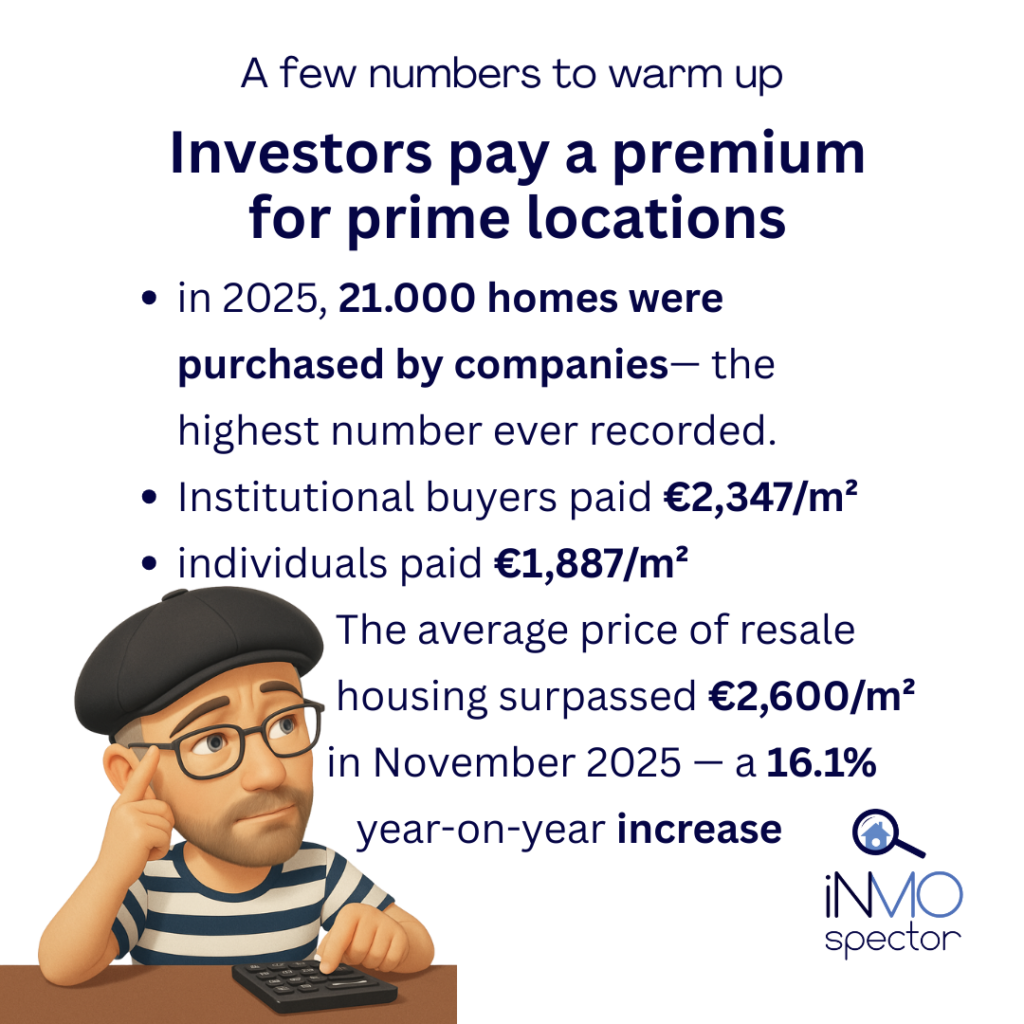 Investor pay premium for prime locations